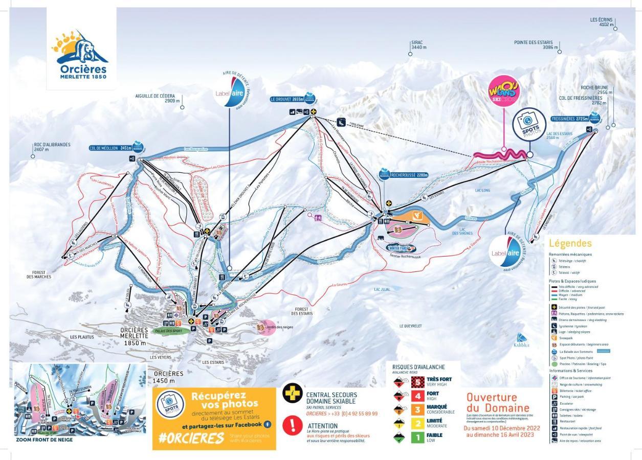 Appt T2 Cabine 4-6 Personnes Au Pied Des Pistes Орсьєр Екстер'єр фото